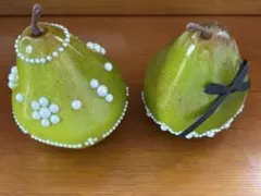 フェイクフルーツ(ラフランス&青リンゴ&ぶどう) セット ウェルカム
