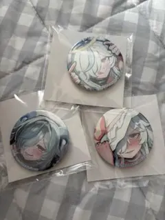 麻雀ファイトガール ダブリエルがいっぱいくじ D賞 缶バッジ