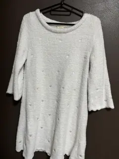 ジェラートピケ ハート柄ワンピース