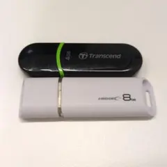 Transcend 4GB & HIDISC 8GB USBメモリセット
