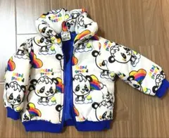 美品◎グラグラ パンダ 総柄 中綿 ダウンジャケット ジャンパー コート