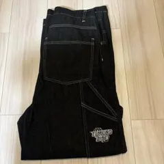 kutir 刺繍ペインターワイドデニムパンツのサムネイル