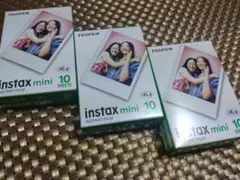 FUJIFILM instax mini インスタントフィルム 10 × 3
