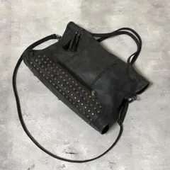 y2k 00s archive studded shoulderbag 2way