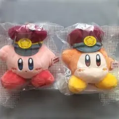 星のカービィ×阪急電車 カービィ ワドルディ マスコット2個セット 巾着付
