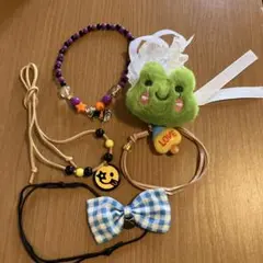 犬用品　小型犬用　アクセサリー　ペンダント　ネックレス　5点セット　ペット　小物