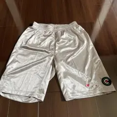 lotto シルバー サッカーパンツ　Lサイズ