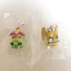 デジモンアドベンチャー めじるしアクセサリー パルモン、パタモン