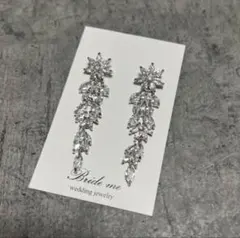 Bride me ブライドミー　【ZP-50】　ピアス シルバー　ウェディング