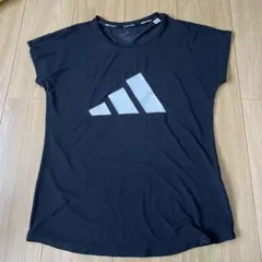 adidas ブラック 半袖Tシャツ Lサイズ