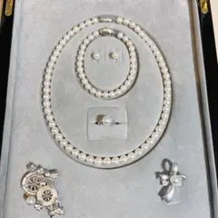 【鑑別書・保証書】アコヤパール pt900 K14WG ネックレス ブローチ