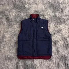 90s NIKE ダウン　ベスト　銀タグ　oldnike
