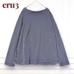 eru3 ストライプ柄 長袖Tシャツ サイズ1 ロンT ゆったり