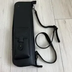再値下げ】YAMAHAフルート付属品 高級純正牛革ケースカバー C管用 ④