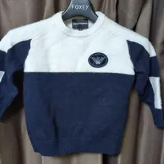 EMPORIO ARMANI セーター 4A106cm ネイビー/ホワイト