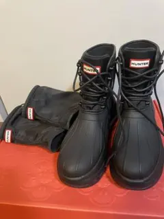 HUNTER X KENZO ANKLE BOOTS ブラック　42