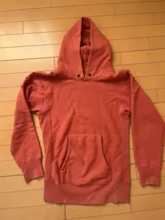 80s パーカー プルオーバー ピンク レッド