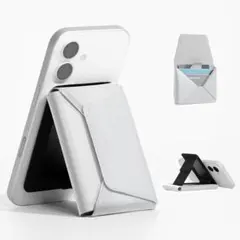 Bettdow MagSafe対応 スマホスタンド カード収納最大10枚 グレーのサムネイル