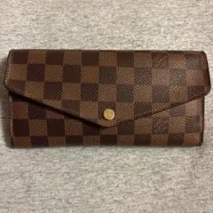 LOUIS VUITTON ダミエ ポルトフォイユ サラ ローズバレリーヌ長財布