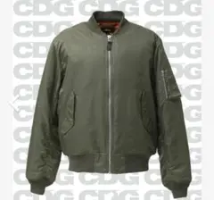STUSSY CDG 40周年　MA-1ジャケット オリーブグリーン コムデギャルソン×ステューシーCDG×STUSSY 40th Anniversary MA