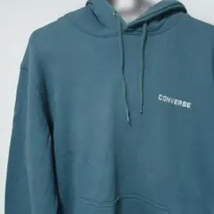 CONVERSE コンバース パーカー L グリーン ワンポイントロゴ フーディのサムネイル