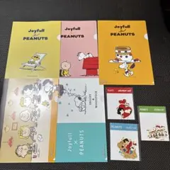 Joyfull PEANUTS クリアファイル ステッカーセット