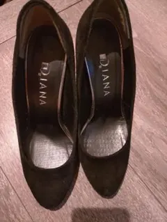 DIANA ブラック ハイヒール 23.5cm