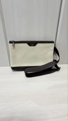 pelle morbida ショルダーバッグ リネン キャンバスのサムネイル