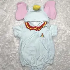 【Disney】ダンボ ベビー着ぐるみ ロンパース 70-80