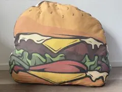 Pop Art Cushion Hamburger ハンバーガー クッション