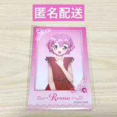 レオナ ミニフォトカード プリパラ×and GALLERY コラボカフェ