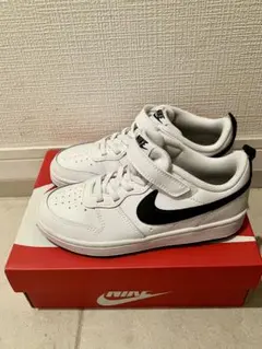 NIKE スニーカー ホワイト/ブラック 21cm