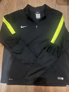 NIKE サッカー トレーニングシャツ ブラック ジュニアXL