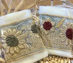 Ｄ)インド刺繍リボンセット！ラスト1