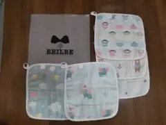 BRILBE ループ付ガーゼタオル 5枚セット⭐️未使用保管品
