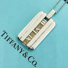 ティファニー TIFFANY アトラスプレート ボールチェーン ネックレス