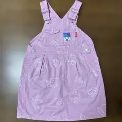 HELLO KITTY ジャンバースカート ピンク 総柄