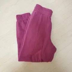GAP スウェット パンツ　S　起毛 センタープレス　ローズ