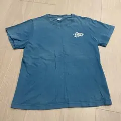 ROXY ロキシー Tシャツ 半袖 バックプリント ブルー サーフ L