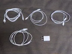 Lightning 充電器ケーブルセット(ジャンク品)