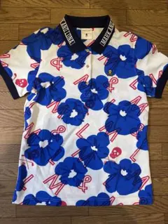 MARK&LONA ポロシャツ スカル 花柄 ゴルフウェア　キムタク着 MARK&LONA ポロシャツ スカル 花柄 ゴルフウェア キムタク着 - メルカリ