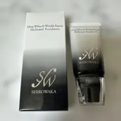 シロワカ　ディープホワイト&リンクルリペア　メディケイティッドファンデーション