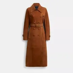 COACH ヘリテージ C スエード トレンチ コート Mのサムネイル
