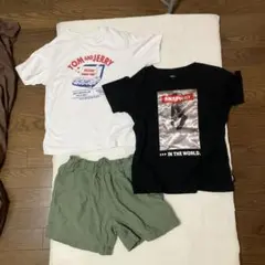 3点セット150cm ANAPTシャツ トムジェリTシャツ ＆ユニクロショーパン