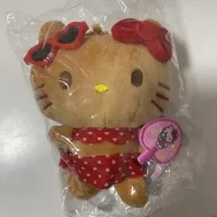 ハローキティ 日焼けキティ ガングロキティ マスコット キーホルダー