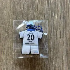 【匿名配送】Vファーレン長崎20中村慶太選手アウェイユニラバーキーホルダー
