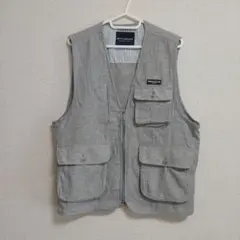 MEN'S CLUB JEANS グレー　ベスト　L