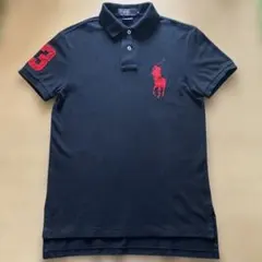 【Polo Ralph Lauren】 ビッグポニーブラック ポロシャツ　S