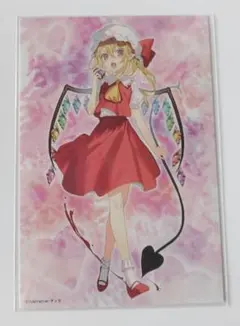 東方Project フランドール・スカーレット 手描き色紙 豆色紙 - メルカリ