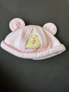 ミキハウス　クマ耳　ベビー帽子　42㎝